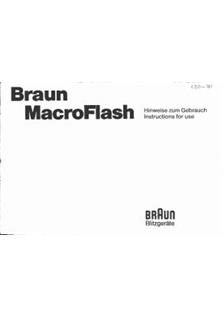 Braun (Flash) 340 SCA-M manual. Camera Instructions.